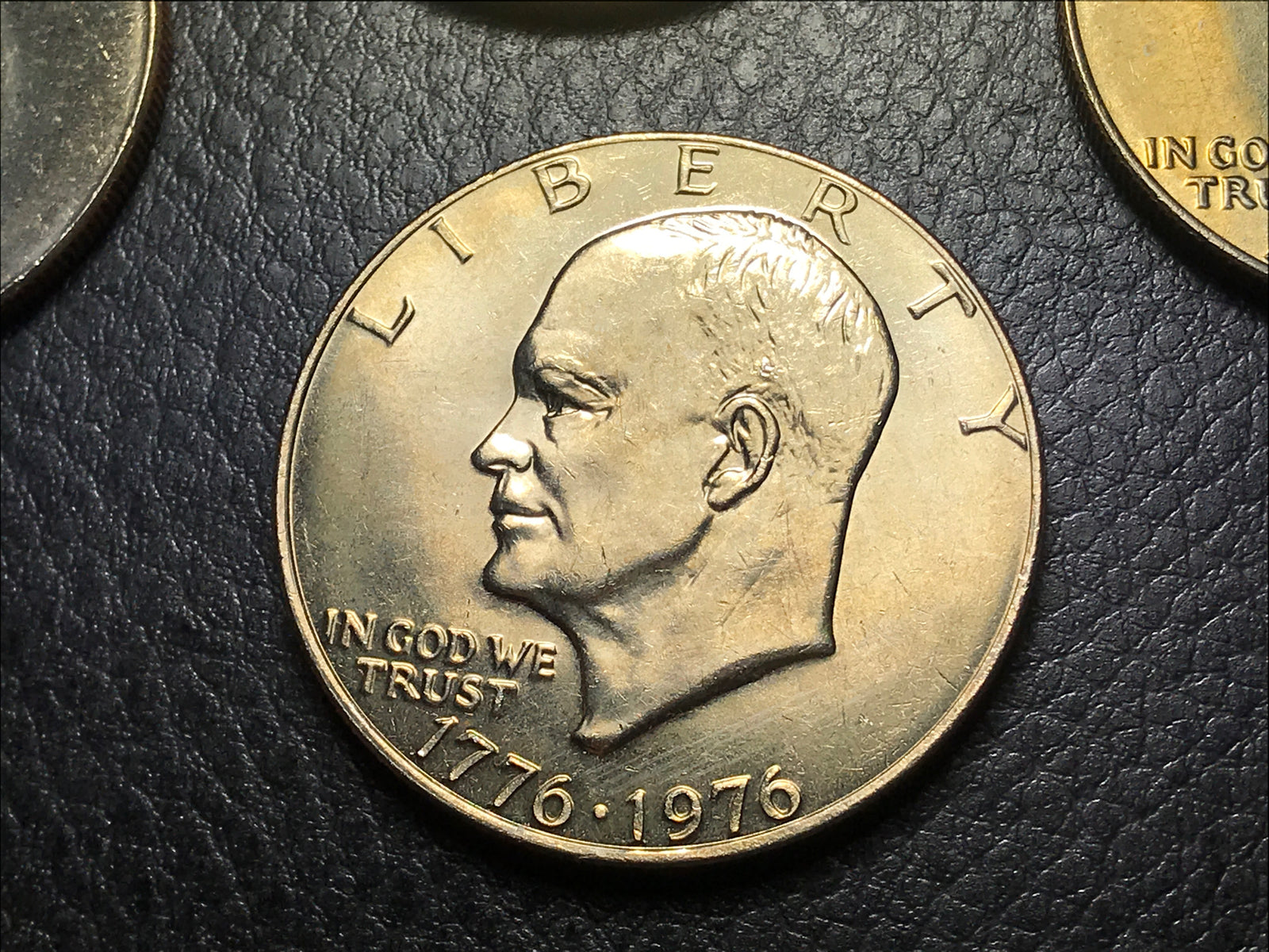1976 P D Eisenhower Ike Seven $1 Dollars BU Toned Coins Type 1 - #IKE-7