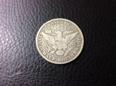 1909 S Barber Half Dollar 50c Fifty Cents Silver Coin Great Condition