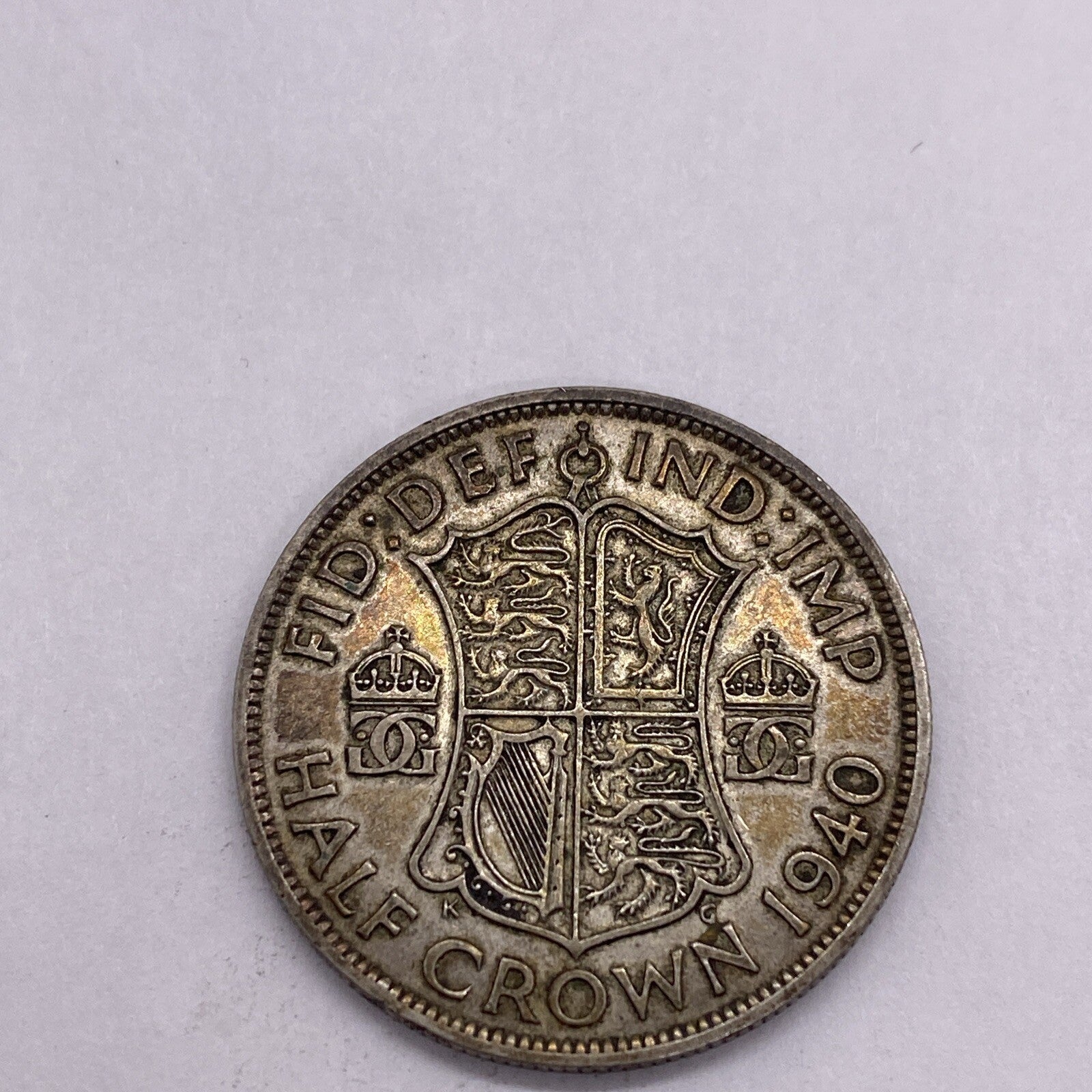 Great Britain, Half Crown 1940 silver coin #4322-10