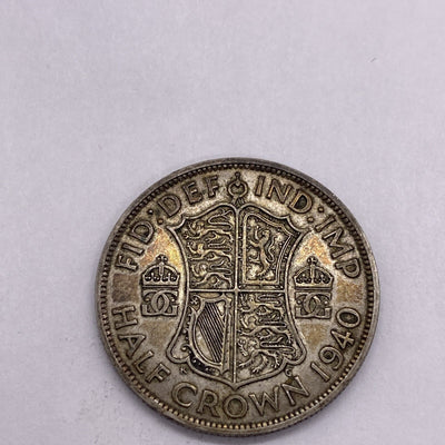 Great Britain, Half Crown 1940 silver coin #4322-10