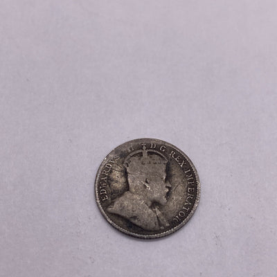 1906 Canada 10 Cents Silver Coin-Edward VII-KM#10 #6656-10