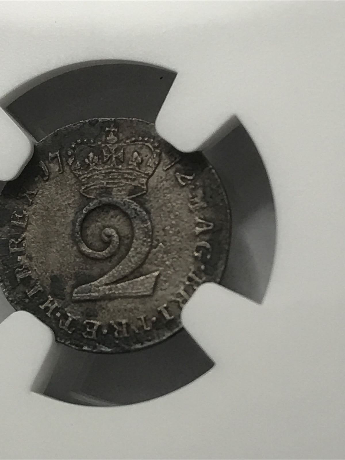 1772 Great Britain Silver 2P Two Pence Maundy 2P Coin NGC UNC