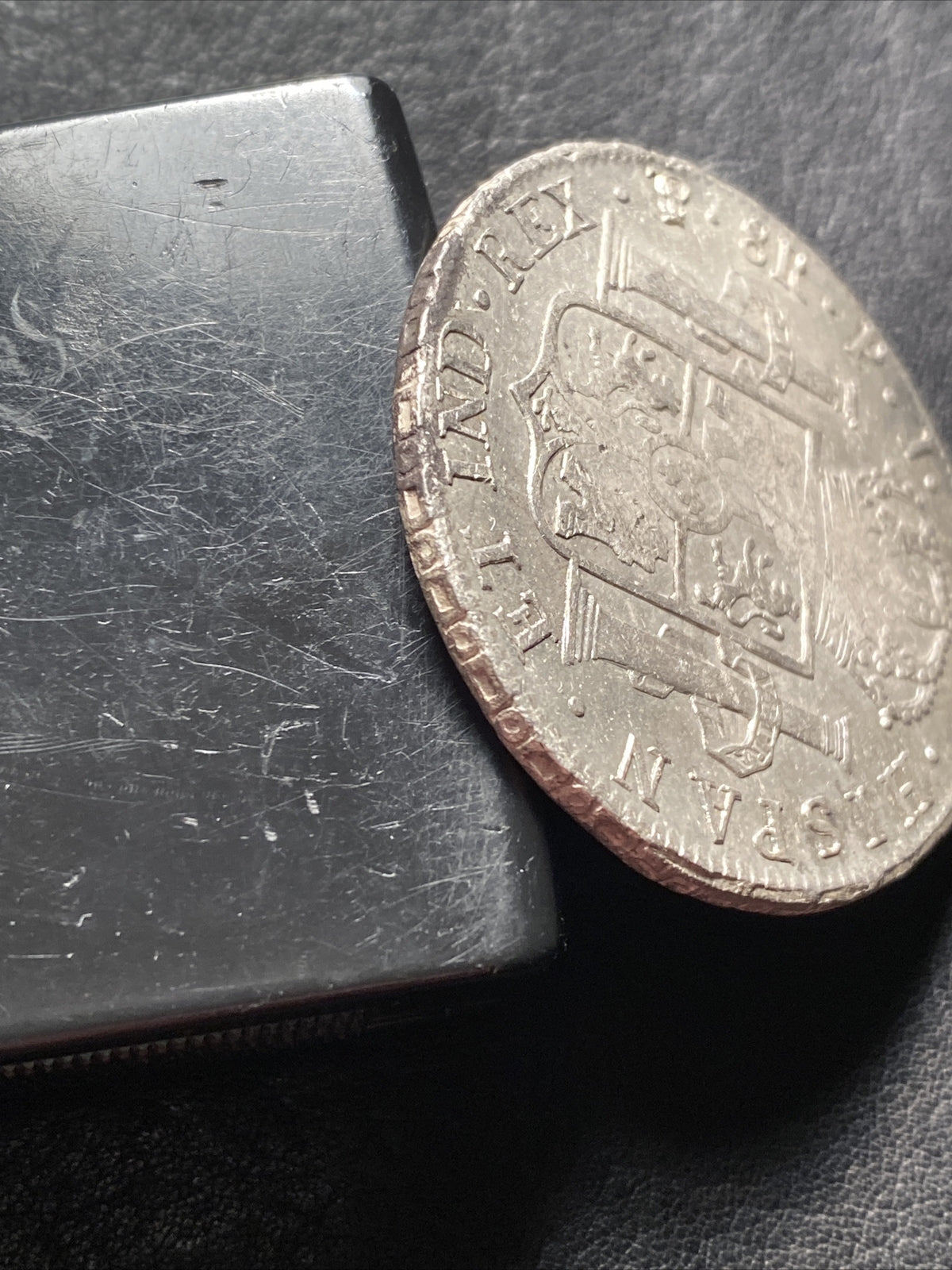 1818 PTS PJ Bolivia KM #84 8 Reals Silver Great Looking Coin Eight Reals #83229