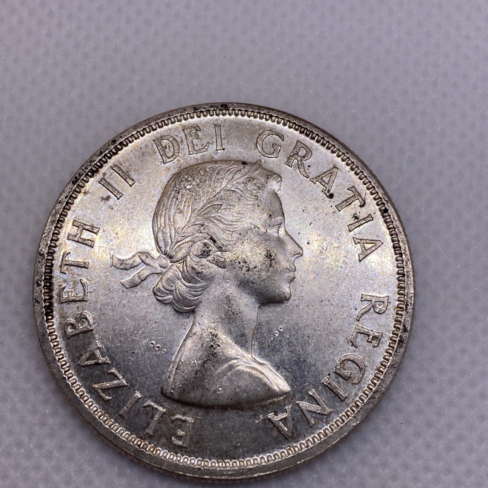 1958 CANADIAN SILVER DOLLAR BEAUTIFUL CANADA SILVER COIN #4700-10