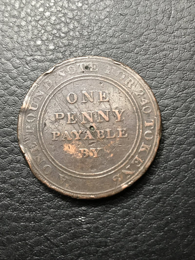 1812 One Penny by Samuel Fereday Bilston - Great Britain Trade Token #1812-BILST