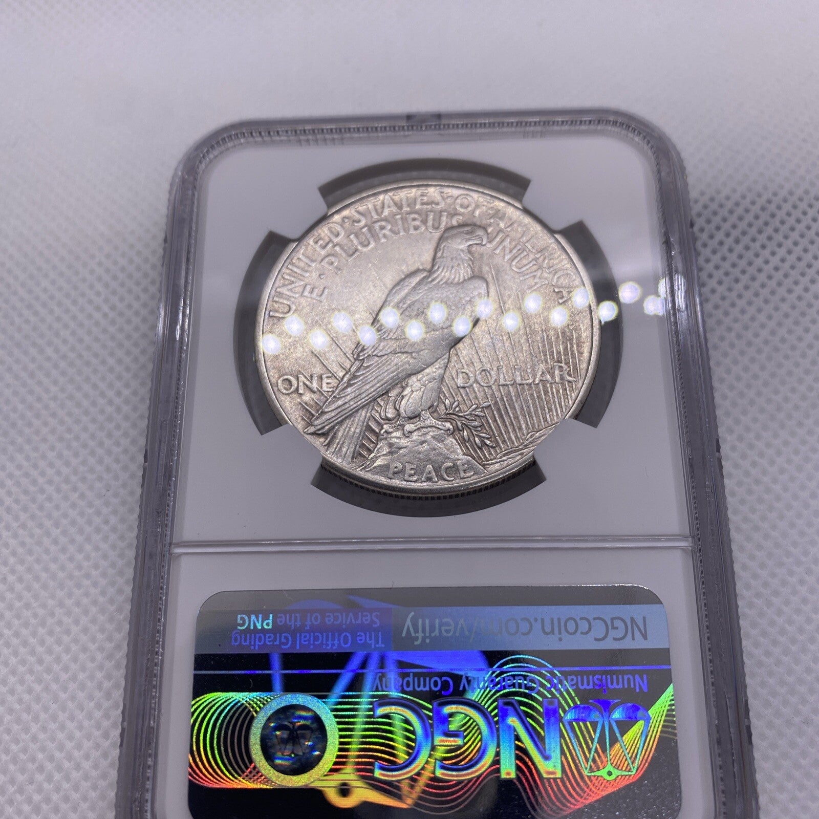 1921 Peace Dollar NGC Graded AU Details Beautiful Silver Dollar RARE Key Date
