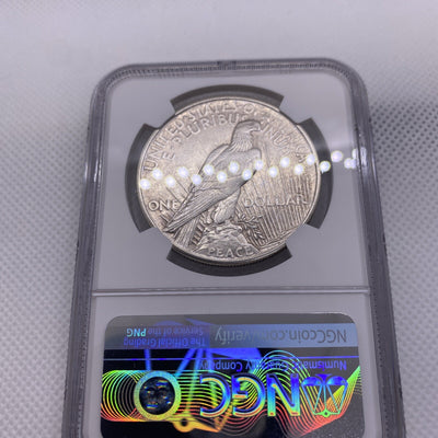 1921 Peace Dollar NGC Graded AU Details Beautiful Silver Dollar RARE Key Date