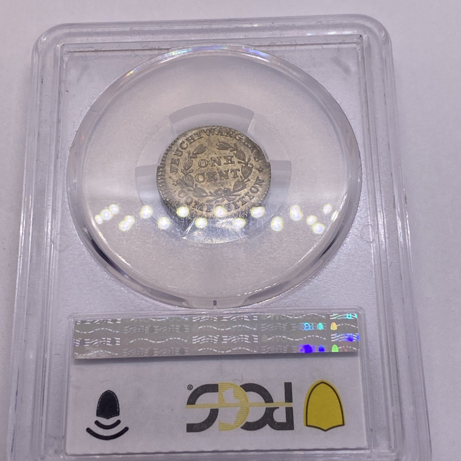 1837 Feuchtwanger 1C PCGS MS63 Beautiful Coin Looks Great Unique Rare High Grade