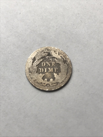 1891 S Seated Liberty Dime 10c 90% Silver Great Coin #YY91S