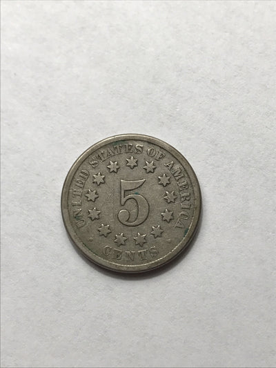 1869 Shield Nickel Great Beautiful Coin #OOP1869