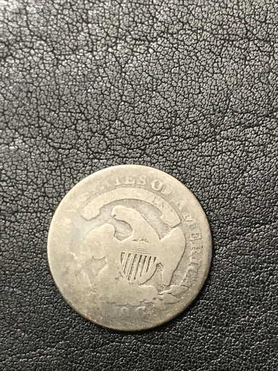 1833 Capped Bust Dime Silver 10c Coin JR-6 R-1 #JR46778