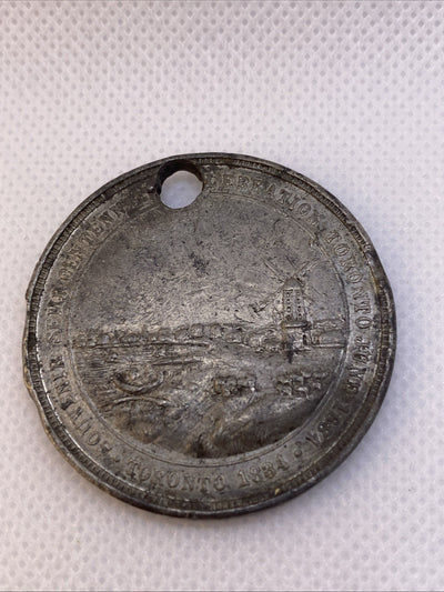 1834-1884 Marquess of Lansdowne Gov General Of Canada Toronto Medal RARE