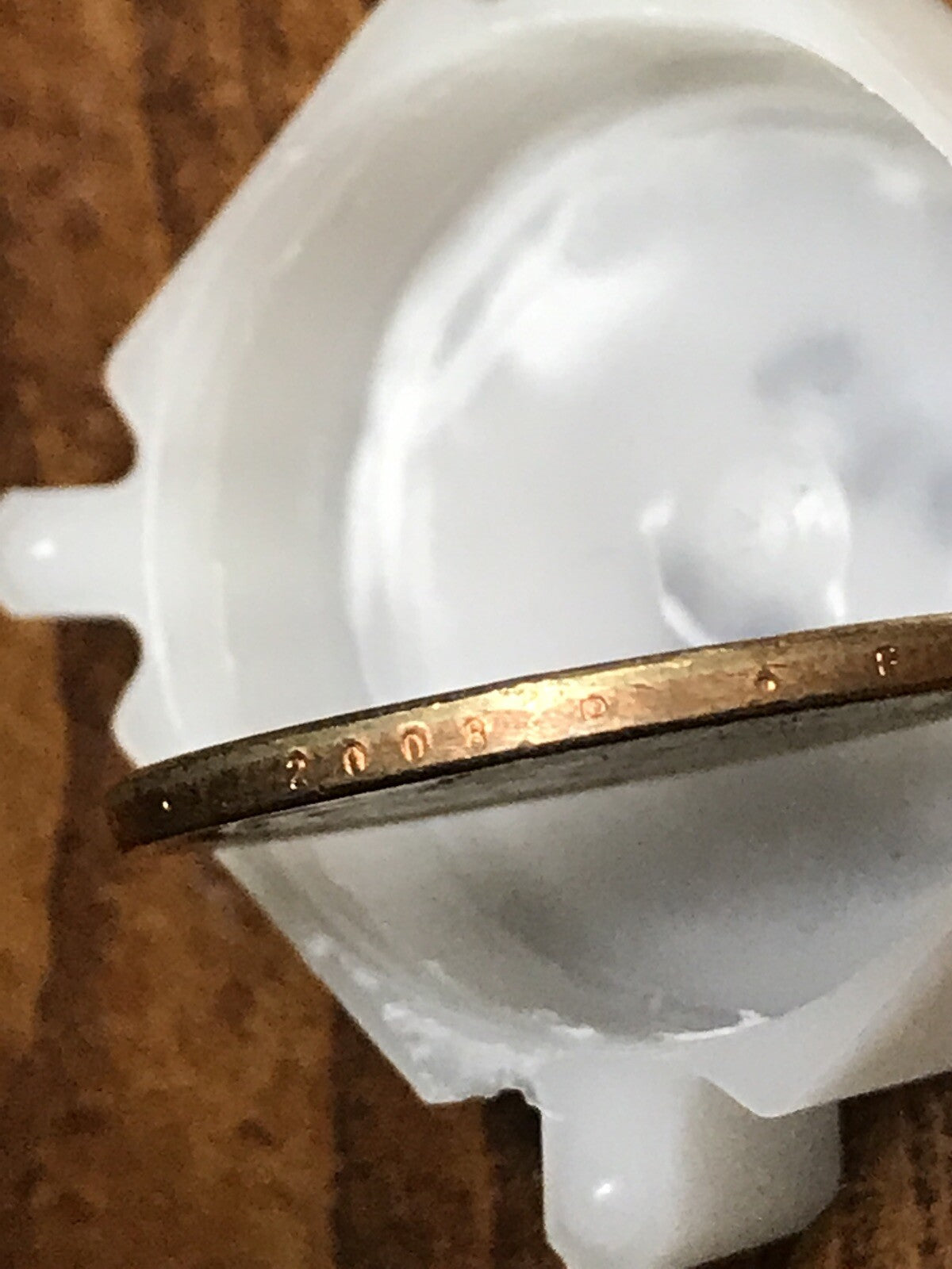 2008 P Martin Van Buren Presidential Dollar Coin ERROR WEAK EDGE LETTERING #0014
