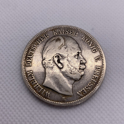 Germany, 5 Mark 1876 B - William I, Kingdom of Prussia, German States #2579