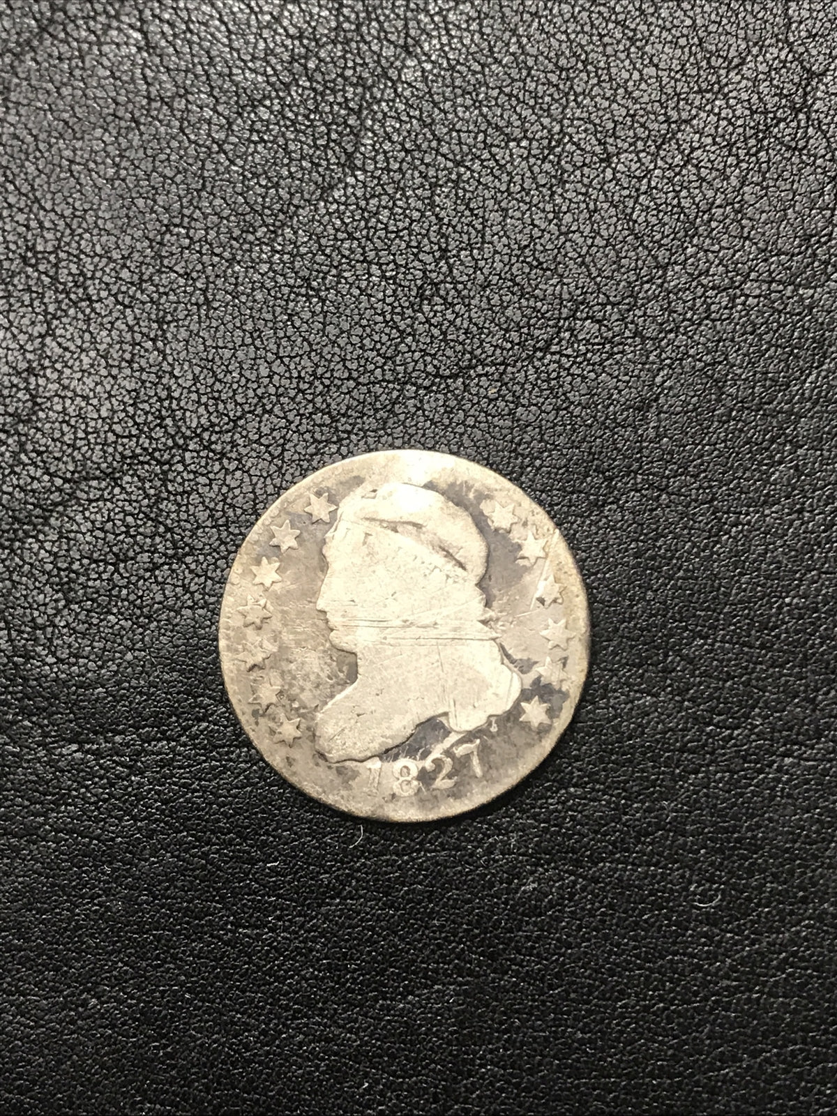 1827 10c Capped Bust Silver Dime JR-5 R-3 RARE #RR325