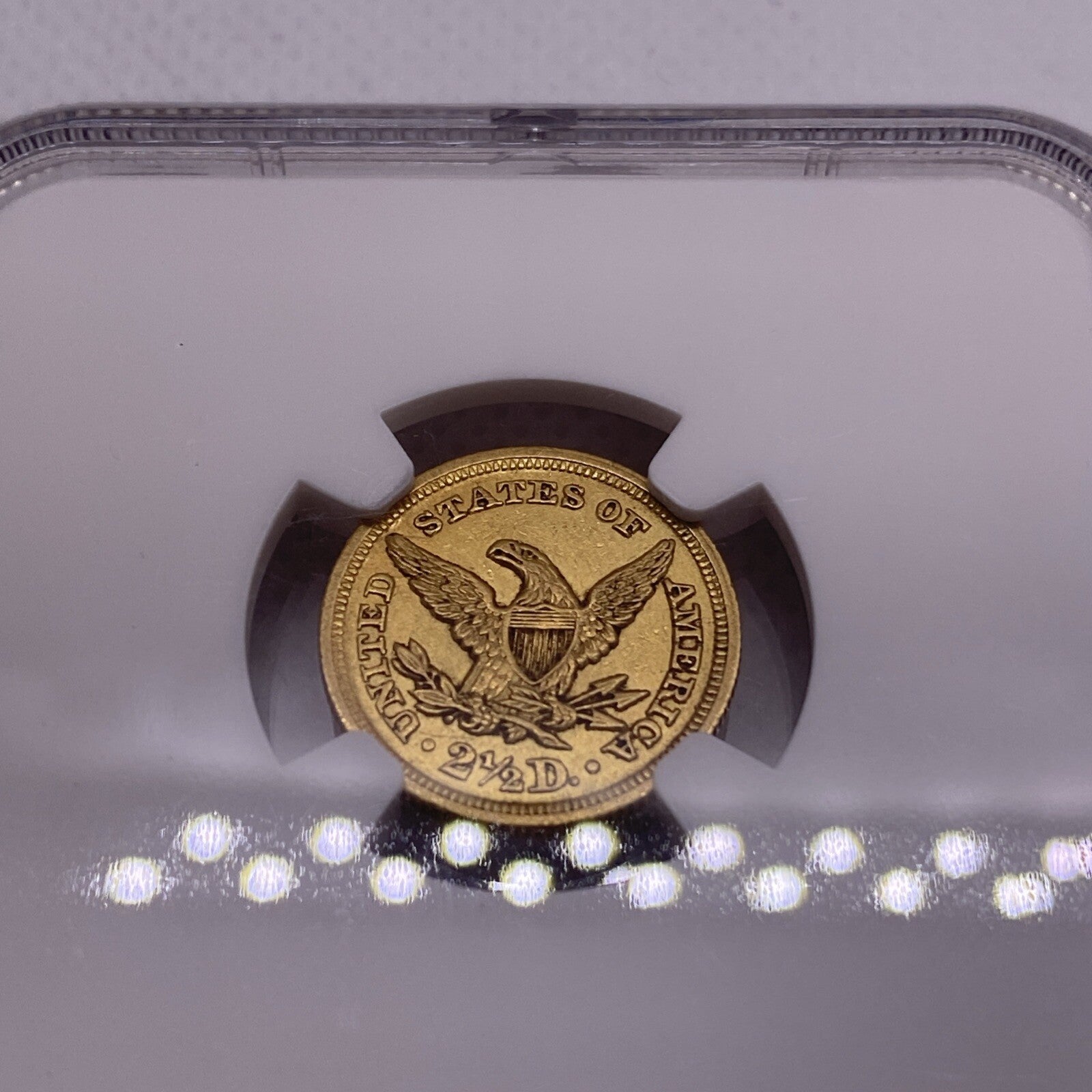 1846 $2.50 Liberty Gold Quarter Eagle AU Details NGC Key Date VERY RARE