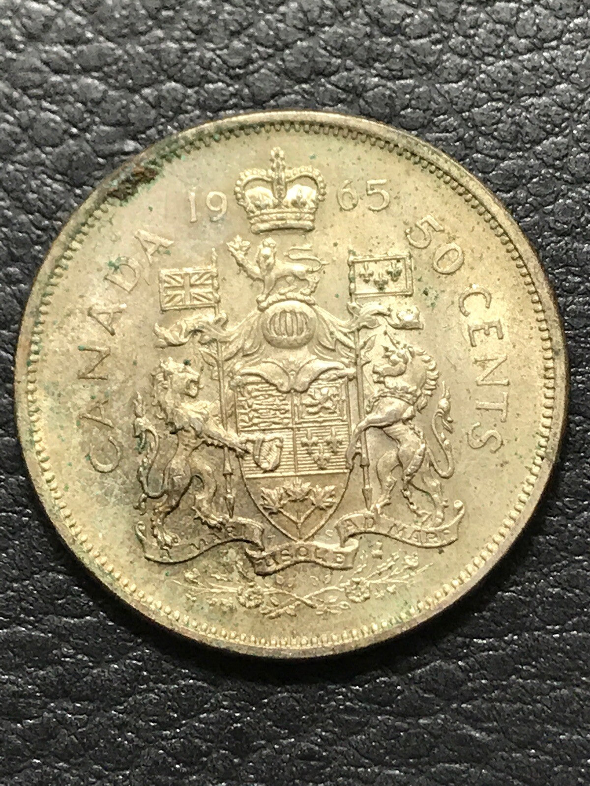 1965 ELIZABETH II D G REGINA SILVER COIN