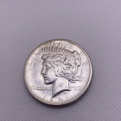 1921 Peace Silver Dollar $1 US Silver Peace Dollar Key Date Beauty RARE #8564-10