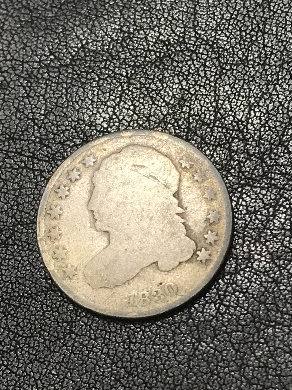 1830 Capped Bust Dime Silver 10c JR-7 R-4 Rare #44329