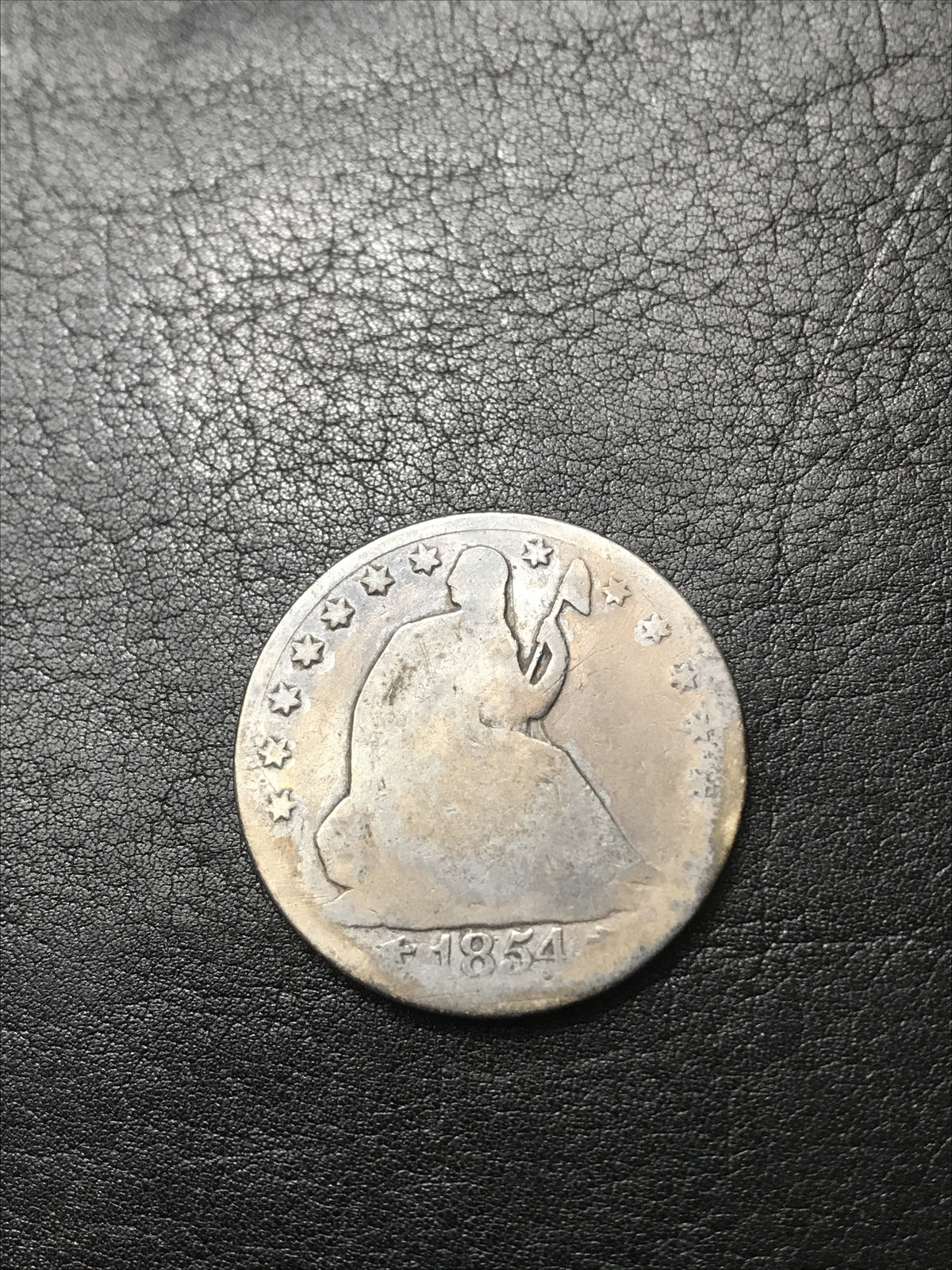1854 Seated Liberty Half Dollar With Arrows #8654