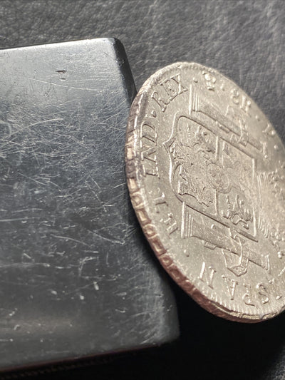 1818 PTS PJ Bolivia KM #84 8 Reals Silver Great Looking Coin Eight Reals #83229