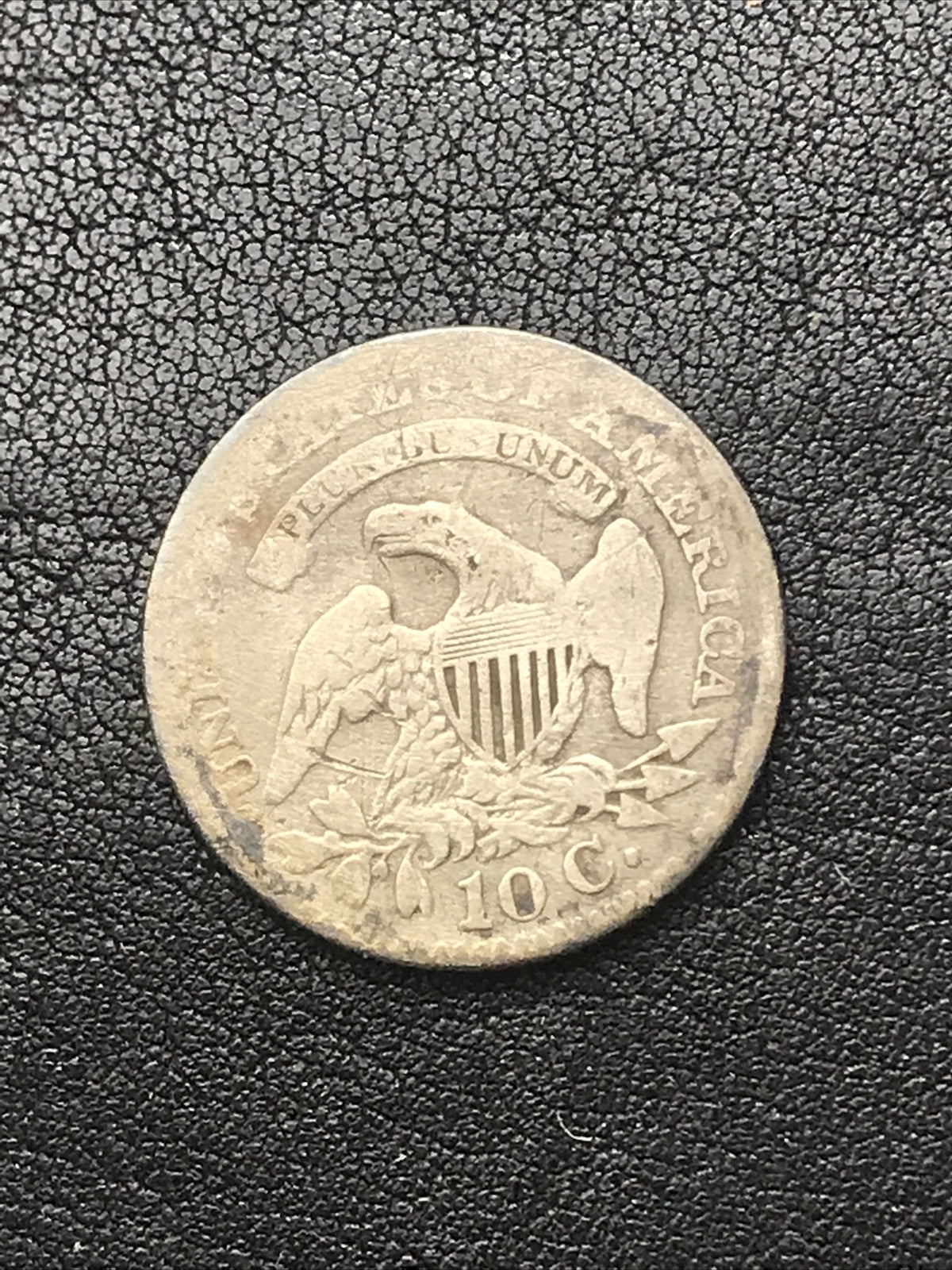 1827 10c Capped Bust Silver Dime JR-5 R-3 RARE #RR325