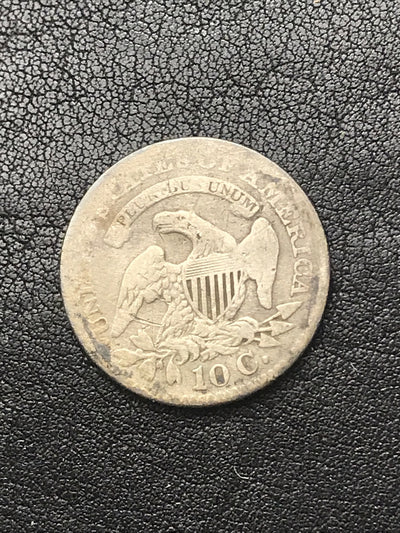 1827 10c Capped Bust Silver Dime JR-5 R-3 RARE #RR325