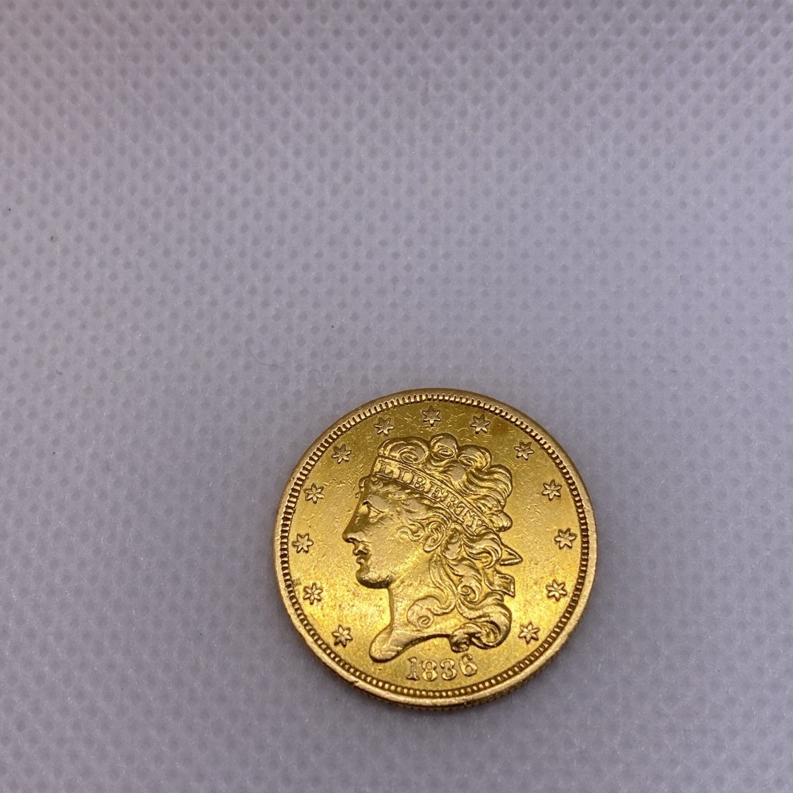 1836 $5 Gold Classic Head Half Eagle Great Looking Gold US Coin Beautiful #24561
