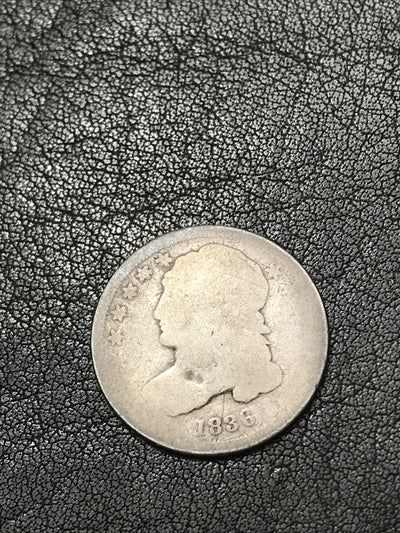 1836 Capped Bust Dime Silver Coin JR-3 R-3 #1797