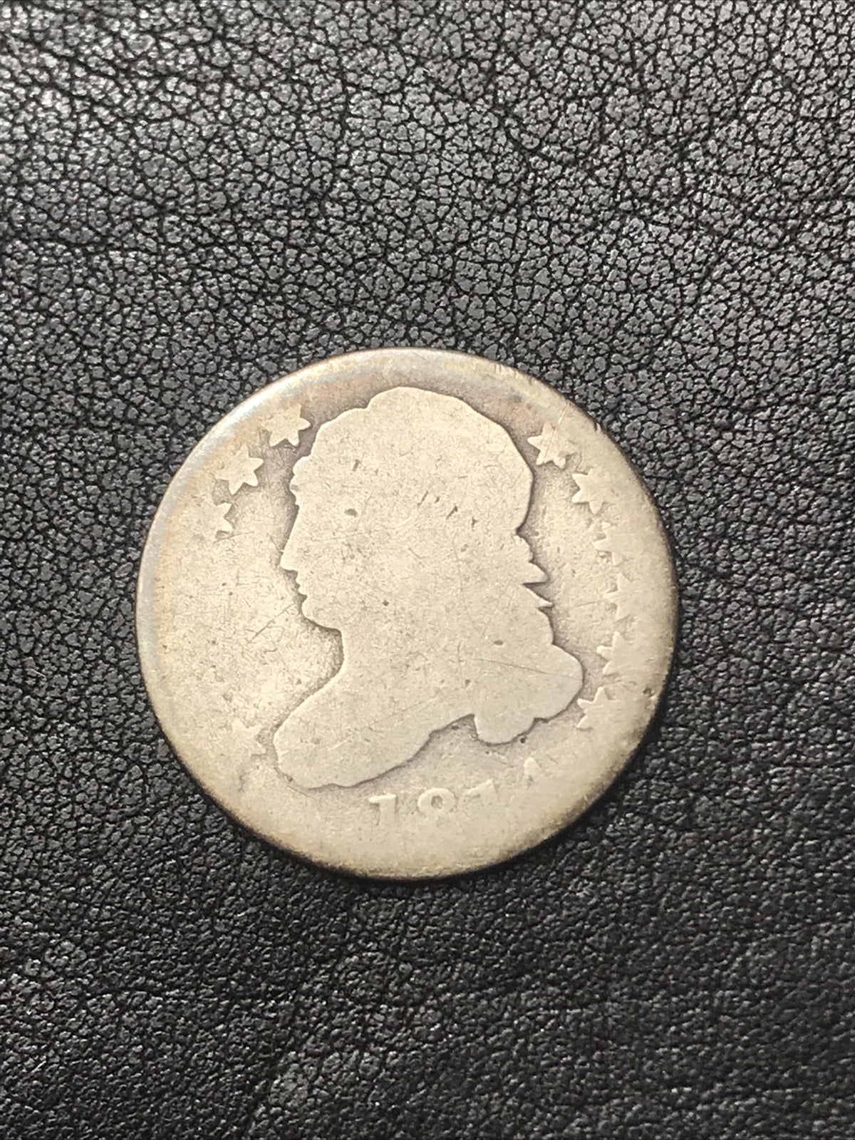 1814 Capped Bust Dime Rare Early Date JR-2 R-3 Silver 10c Coin RARE TYPE#BB9088