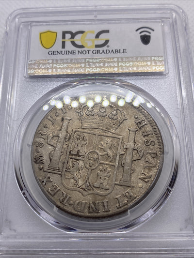 1820MO JJ Mexico 8 Reales 8R PCGS VF Details Silver Coin Calico-1336 #7956