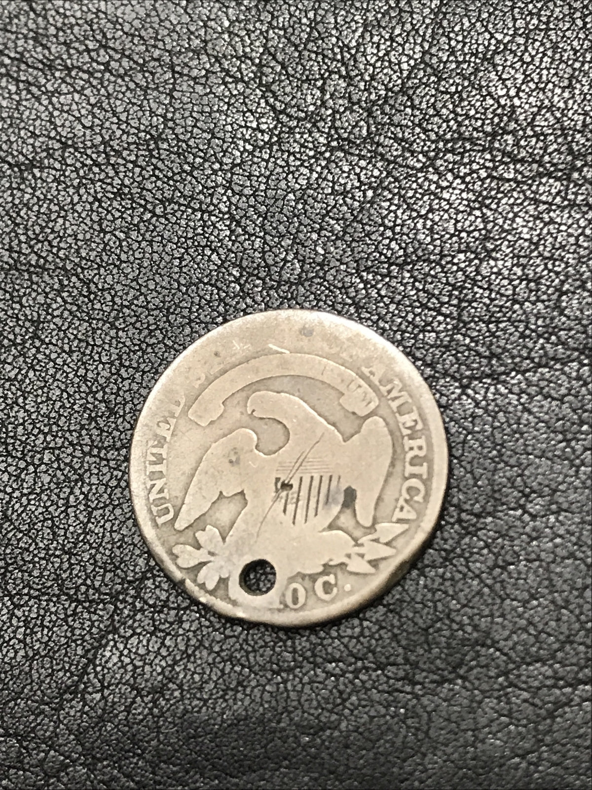 1830 Capped Bust Dime Silver 10c JR-6 R-3 Rare #6362