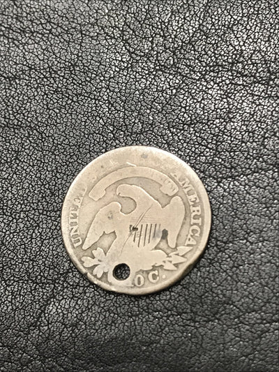 1830 Capped Bust Dime Silver 10c JR-6 R-3 Rare #6362