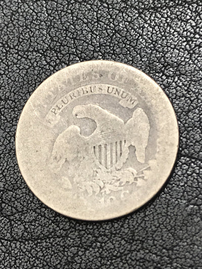 1836 Capped Bust Dime 10c Silver Coin Fancy 8 JR-1 R-3 RARE #23155
