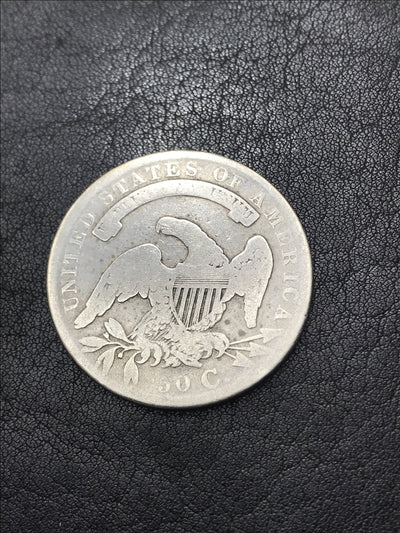 1834 Capped Bust Half Dollar 50c O-108 R-2 Large Date Small Letters #XL045-51