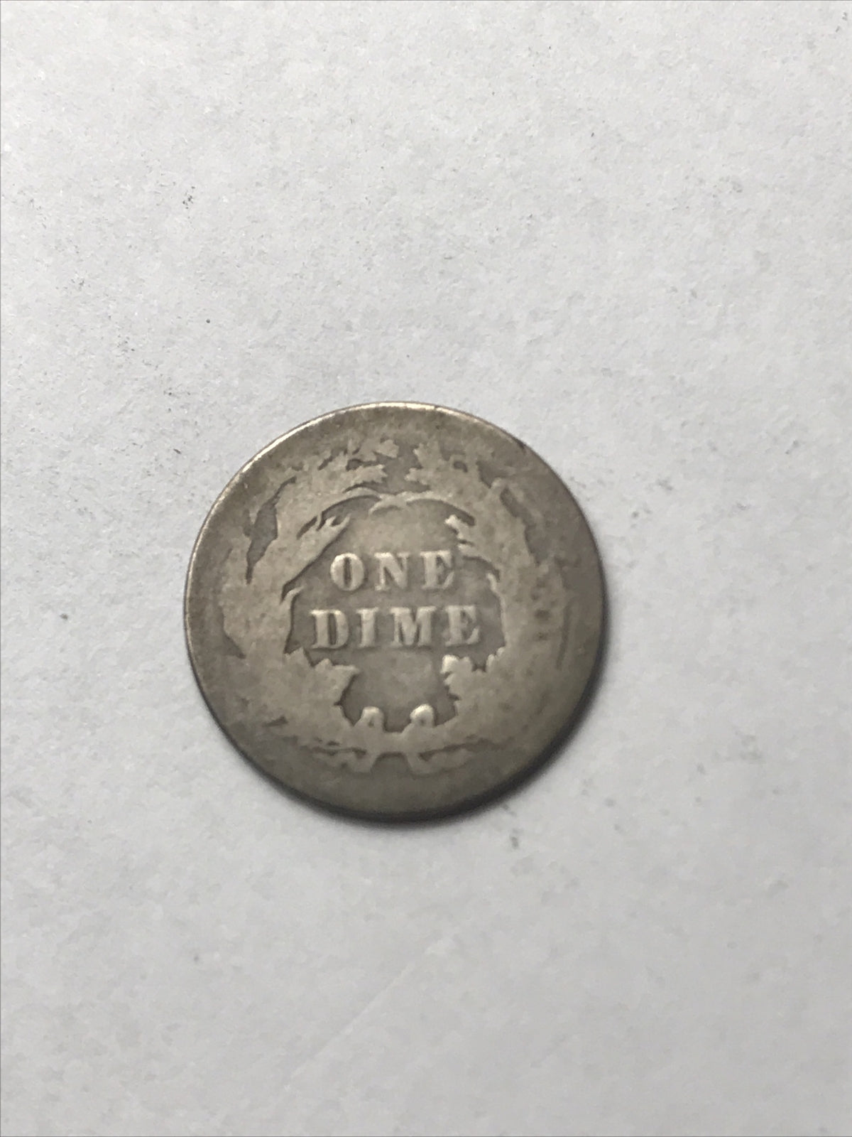1891 Seated Liberty Dime 10C Silver Coin #GGG3461