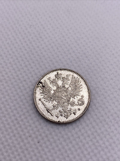 1916-S Finland 50 Pennia Silver #402-10