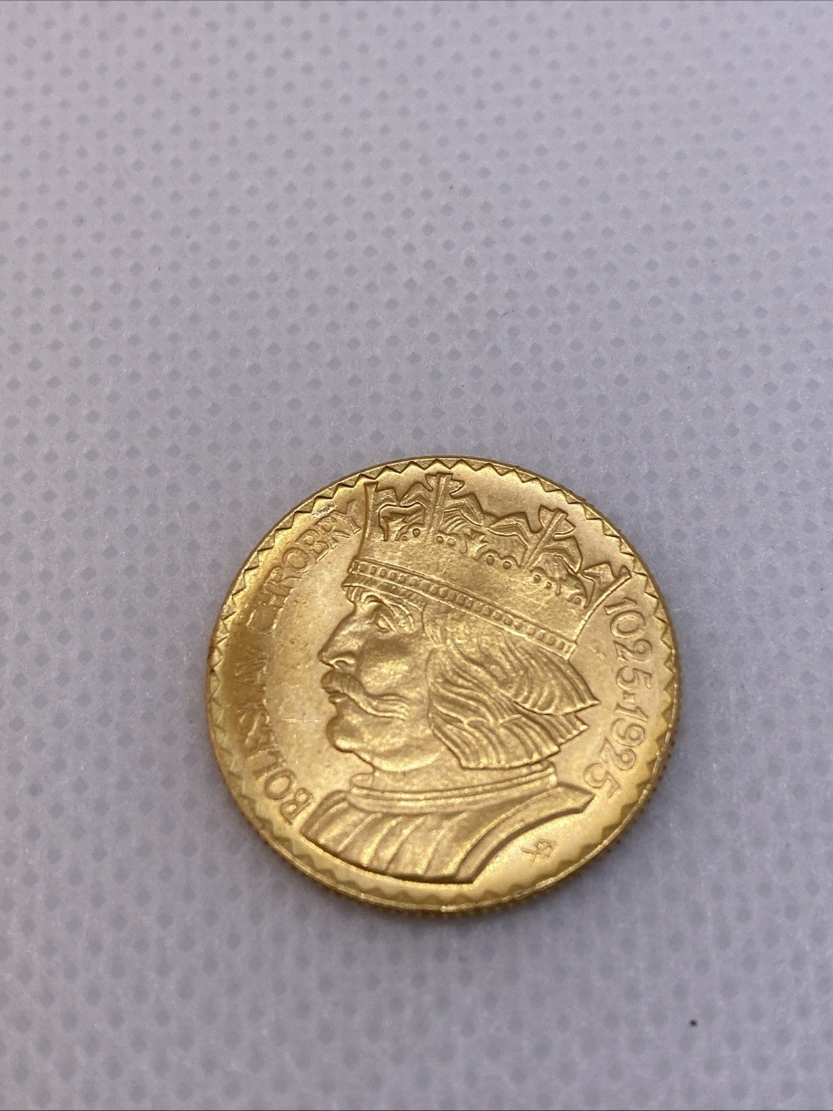 1925 Poland Gold 20 Zlotych Beautiful Gold Coin Uncirculated Minor Imperfections