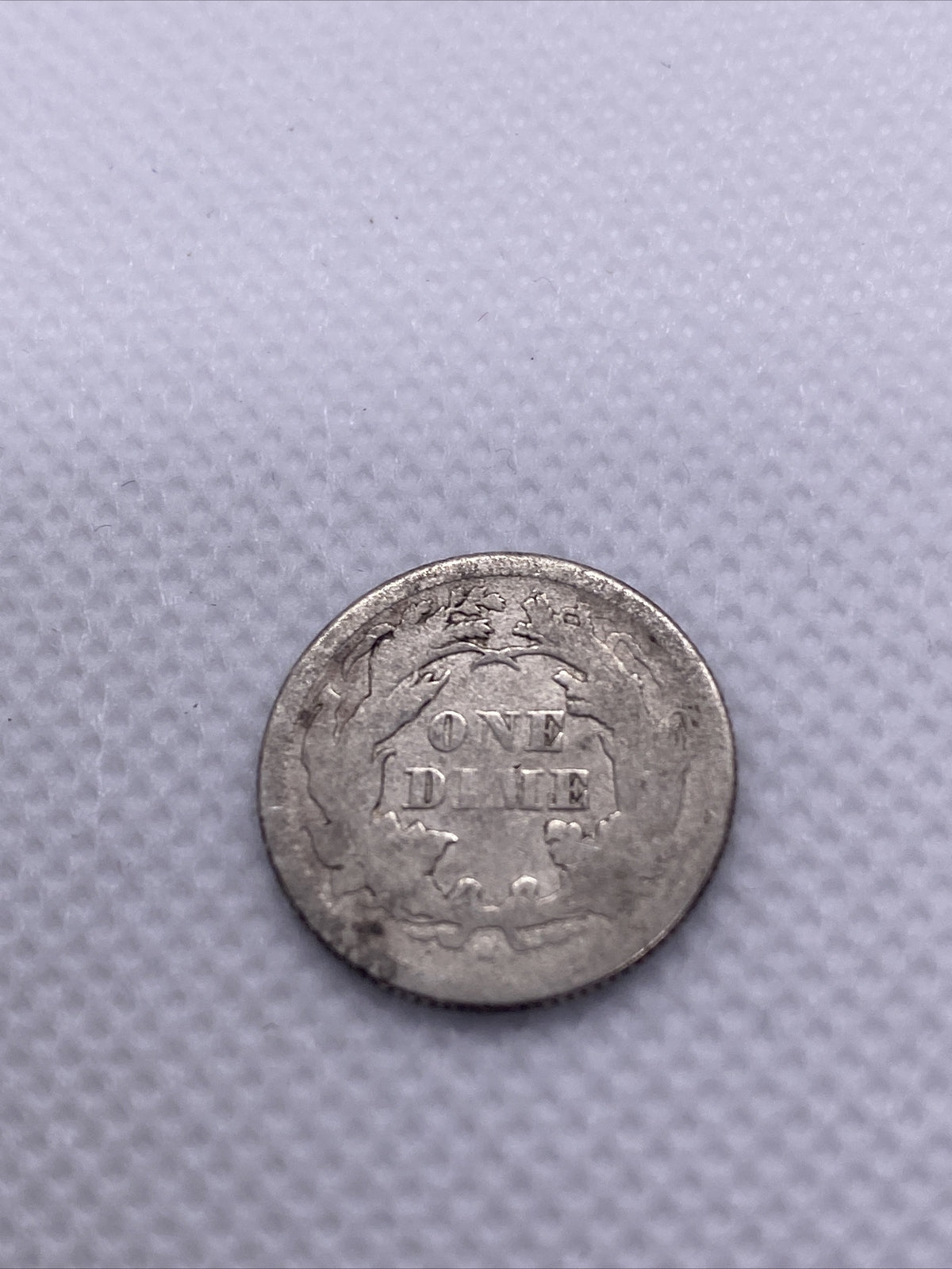 1875 S Seated Liberty Dime Silver 10 Cents Ten Cents Mintmark Below Bow #19277