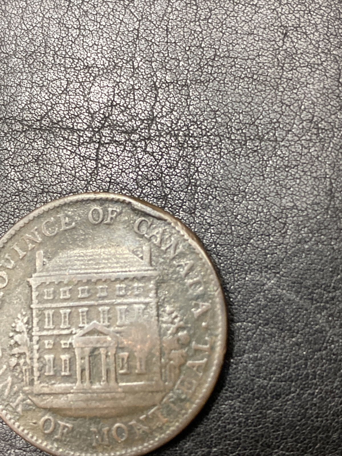 1844 Bank Of Montreal Canada Half Penny Token
