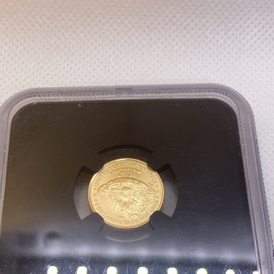 2022 $5 Gold American Eagle NGC MS-70 1/10 OZ Coin Gold Label