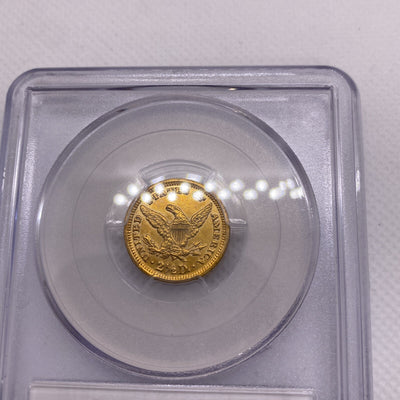 1892 Quarter Eagle $2.50 Gold Coin - NGC Graded AU Details VERY RARE Low Mintage