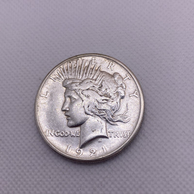 1921 Peace Silver Dollar $1 US Silver Peace Dollar Key Date Beauty RARE #8564-10