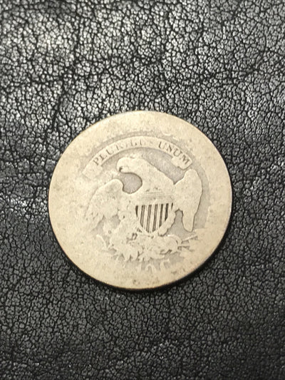 1836 Capped Bust Dime Silver Coin JR-1 R-3 Fancy 8 RARE #27890