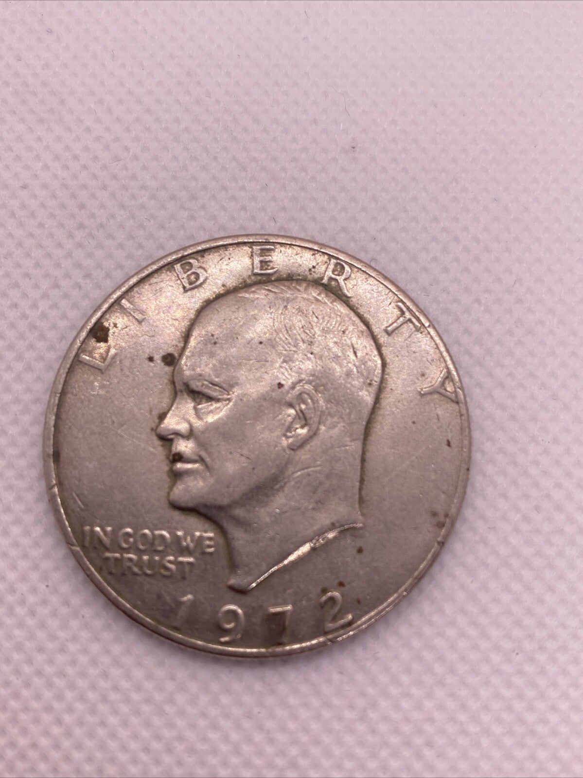 1972 Type 2 Variety $1 Eishenhower Clad Ike Dollar Coin Type 2 IKE Dollar