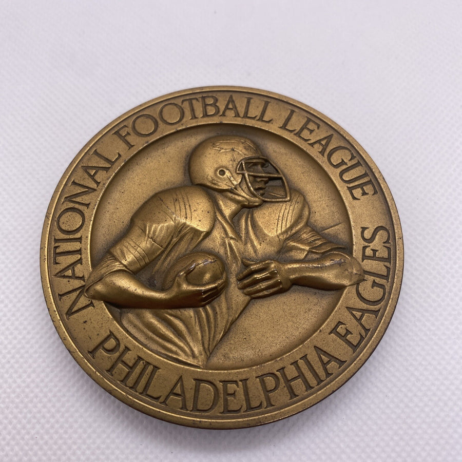 Philadelphia Eagles National Football League NFL Bronze Medallion Sport Art