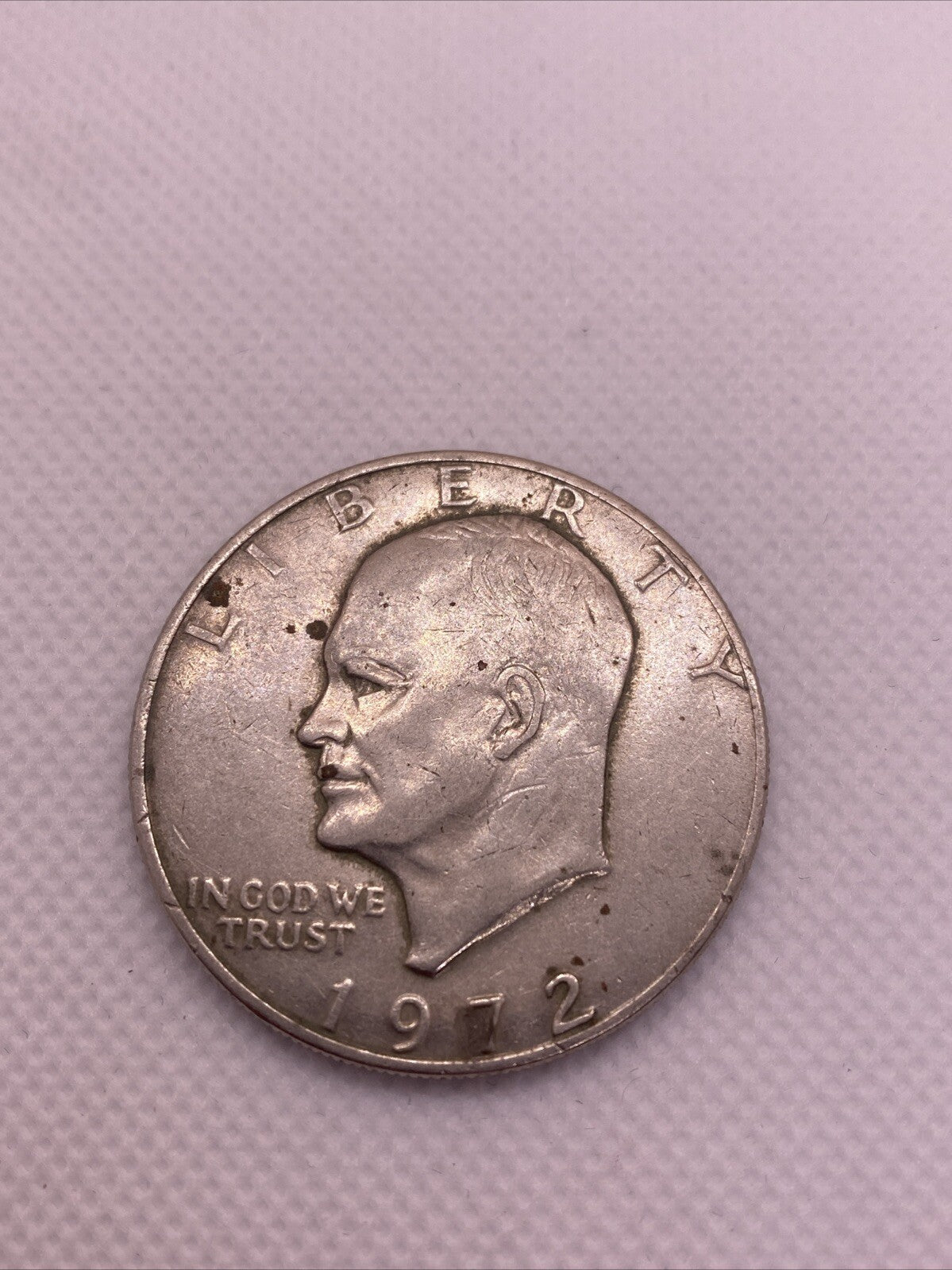 1972 Type 2 Variety $1 Eishenhower Clad Ike Dollar Coin Type 2 IKE Dollar