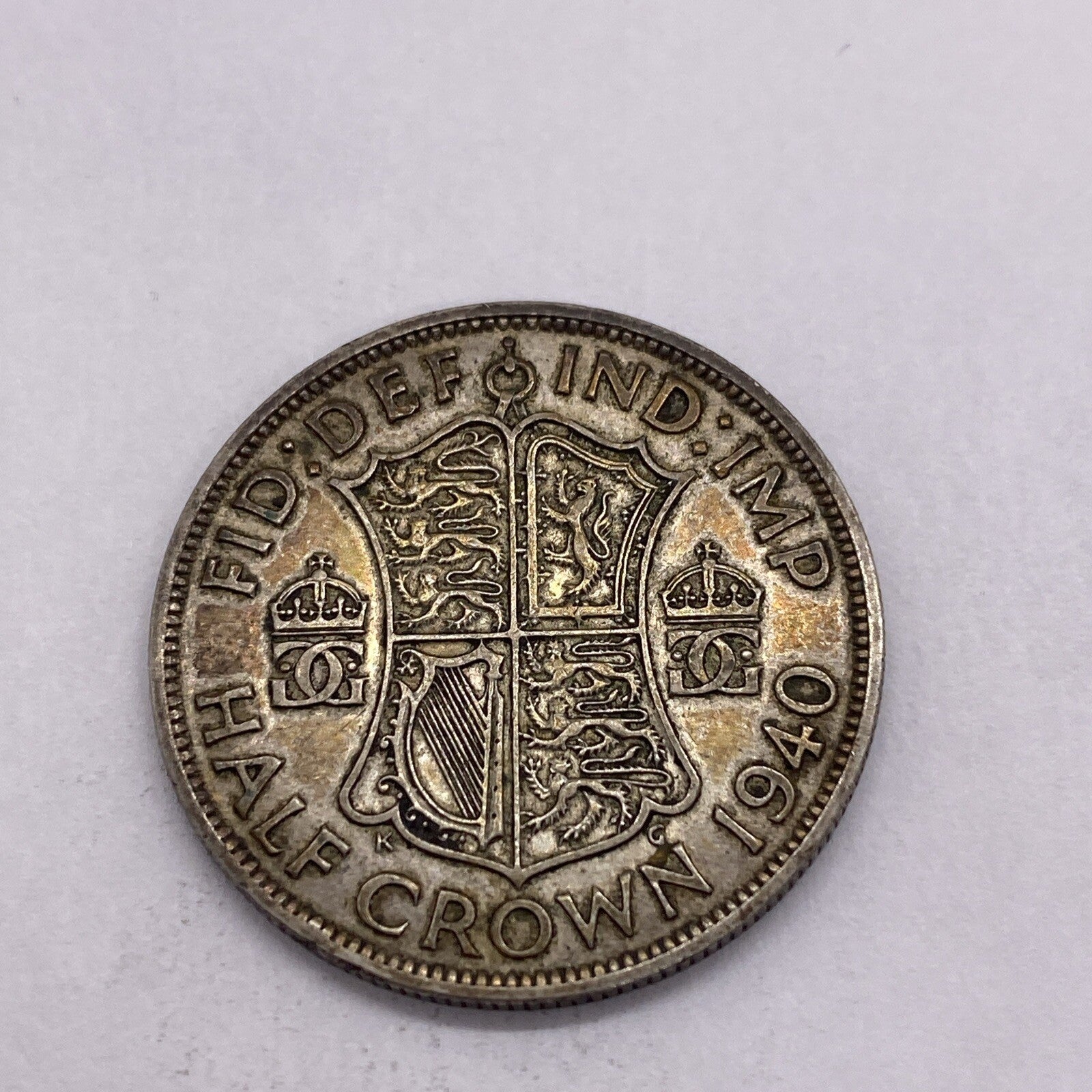 Great Britain, Half Crown 1940 silver coin #4322-10
