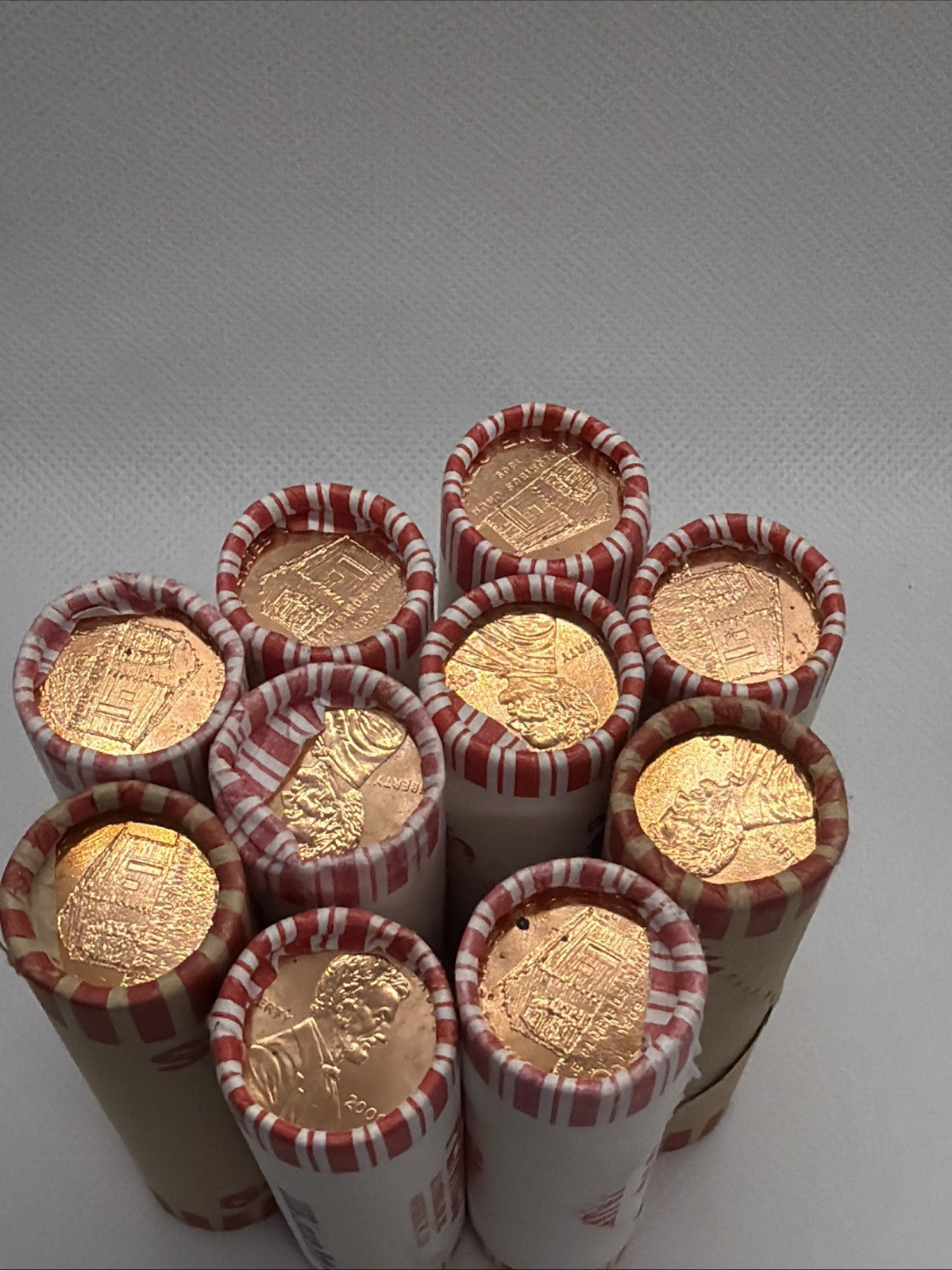 2009 D Log Cabin Ten Rolls See Description For Exact Info ESTATE SALE Unsearched