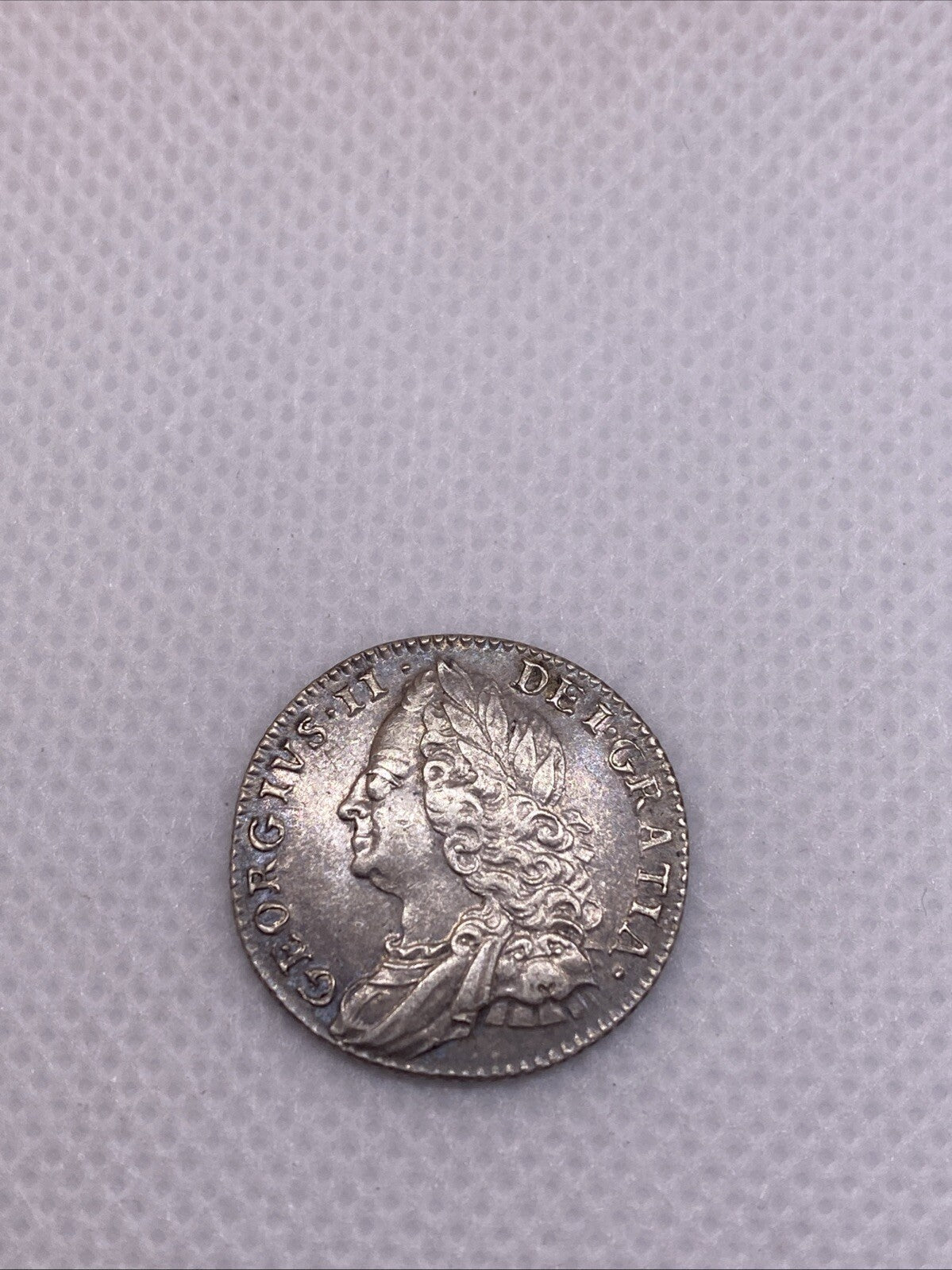1758 GREAT BRITAIN GEORGE II 6 PENCE SILVER COIN